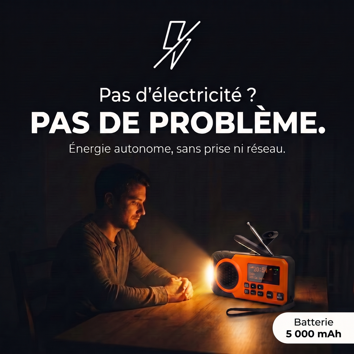 Niente elettricità? Nessun problema