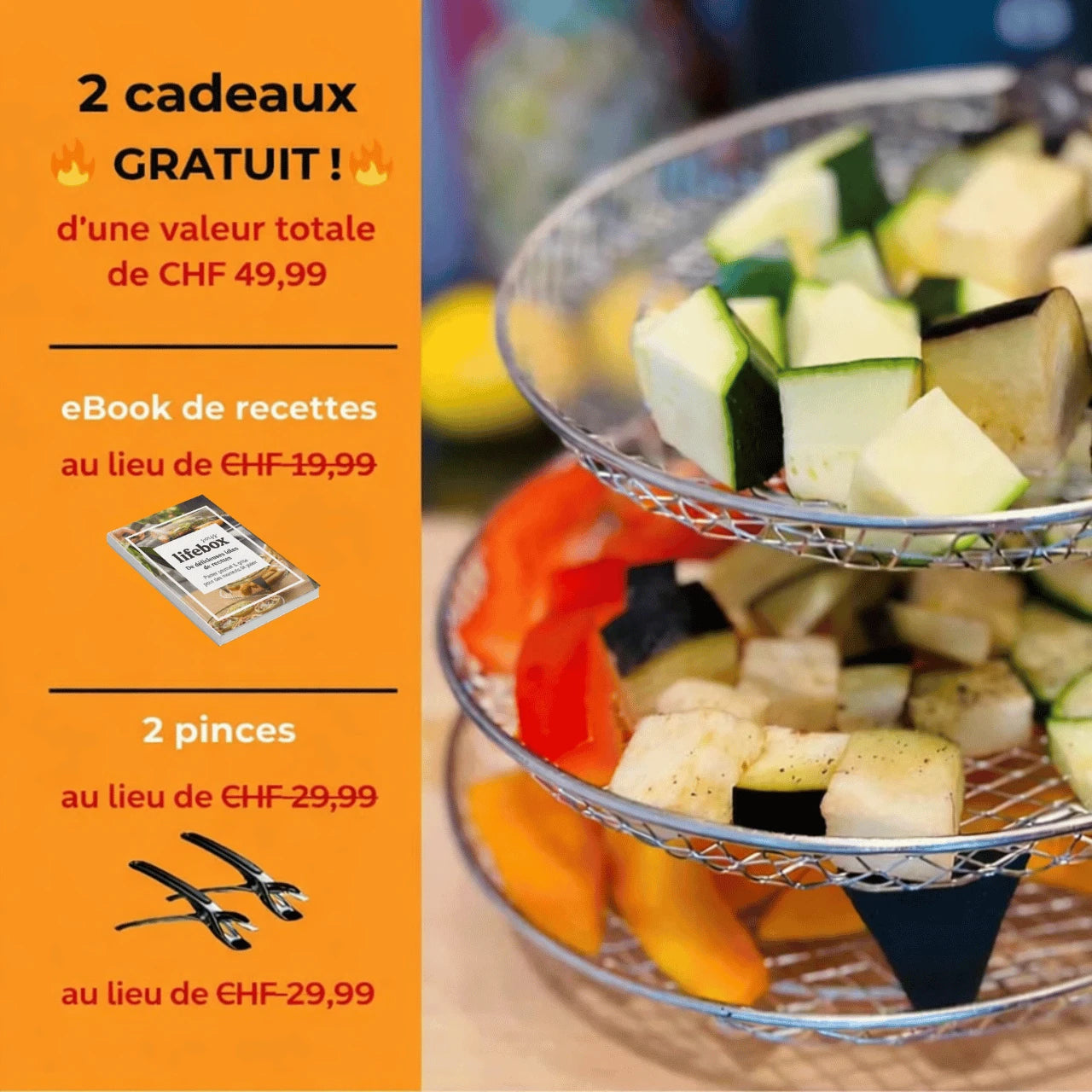GrillStack™ - Panier Gourmand Inox
