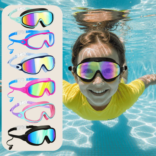 AquaClip™ - Lunette de piscine. Clip arrière, zéro cheveux tiré