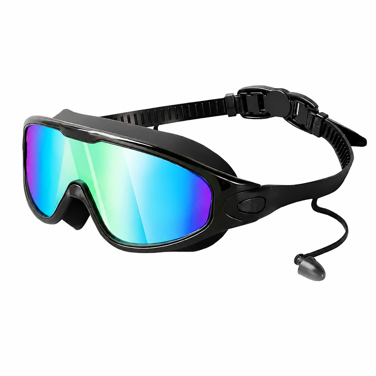 AquaClip™ - Schwimmbrille. Hinterer Clip, kein Haareziehen