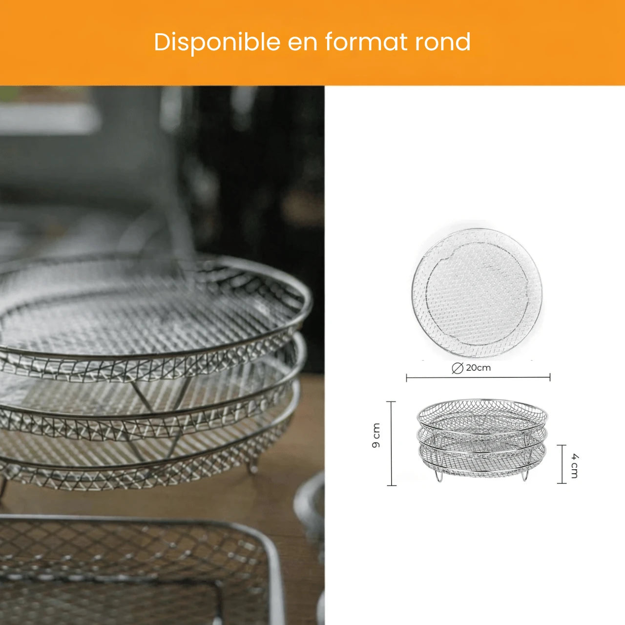 GrillStack™ - Panier Gourmand Inox