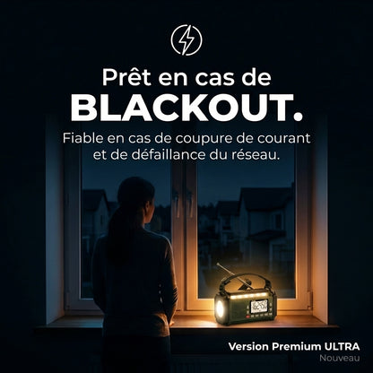 Sentinelle Premium ULTRA™ – Radio d'urgence DAB+ Multifonctions