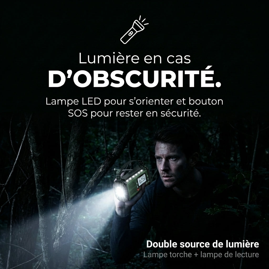 Sentinelle Premium ULTRA™ – Radio d'urgence DAB+ Multifonctions