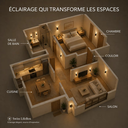 LunaLight™ - Lampe murale d'ambiance sans fil