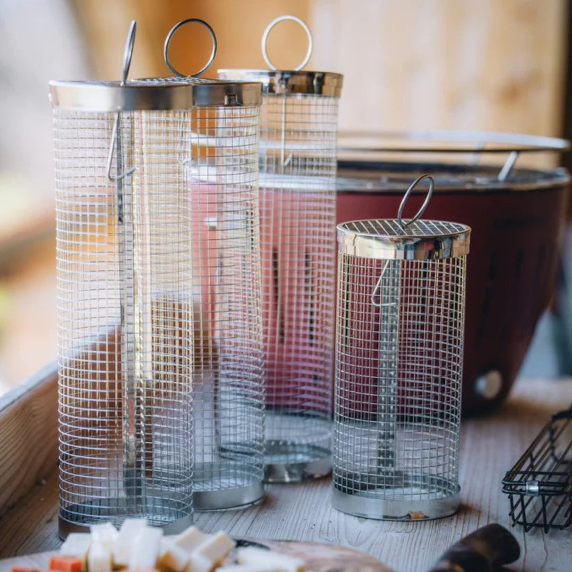 FlameRoll™ - Rôtissoire Cylindrique Inox