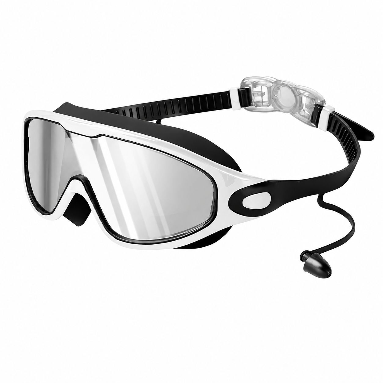 AquaClip™ - Schwimmbrille. Hinterer Clip, kein Haareziehen
