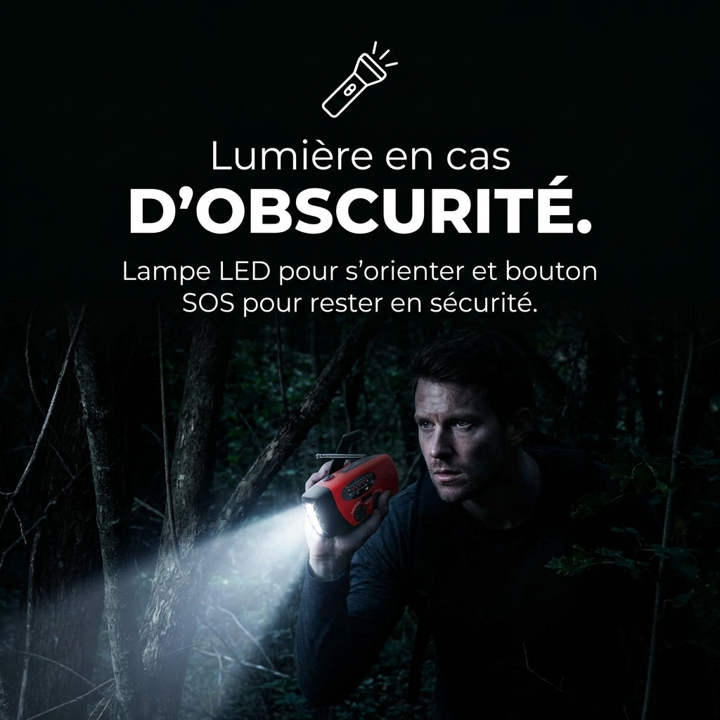 Sentinelle PRO™ - Radio d'urgence multifonction