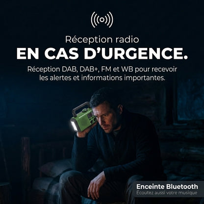 Sentinelle Premium ULTRA™ – Radio d'urgence DAB+ Multifonctions