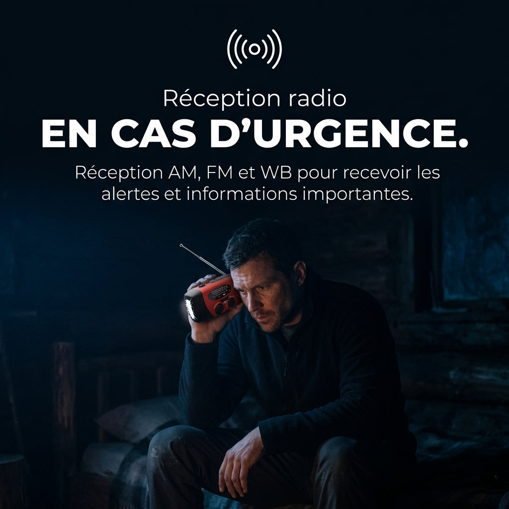 Sentinelle PRO™ - Radio d'urgence multifonction