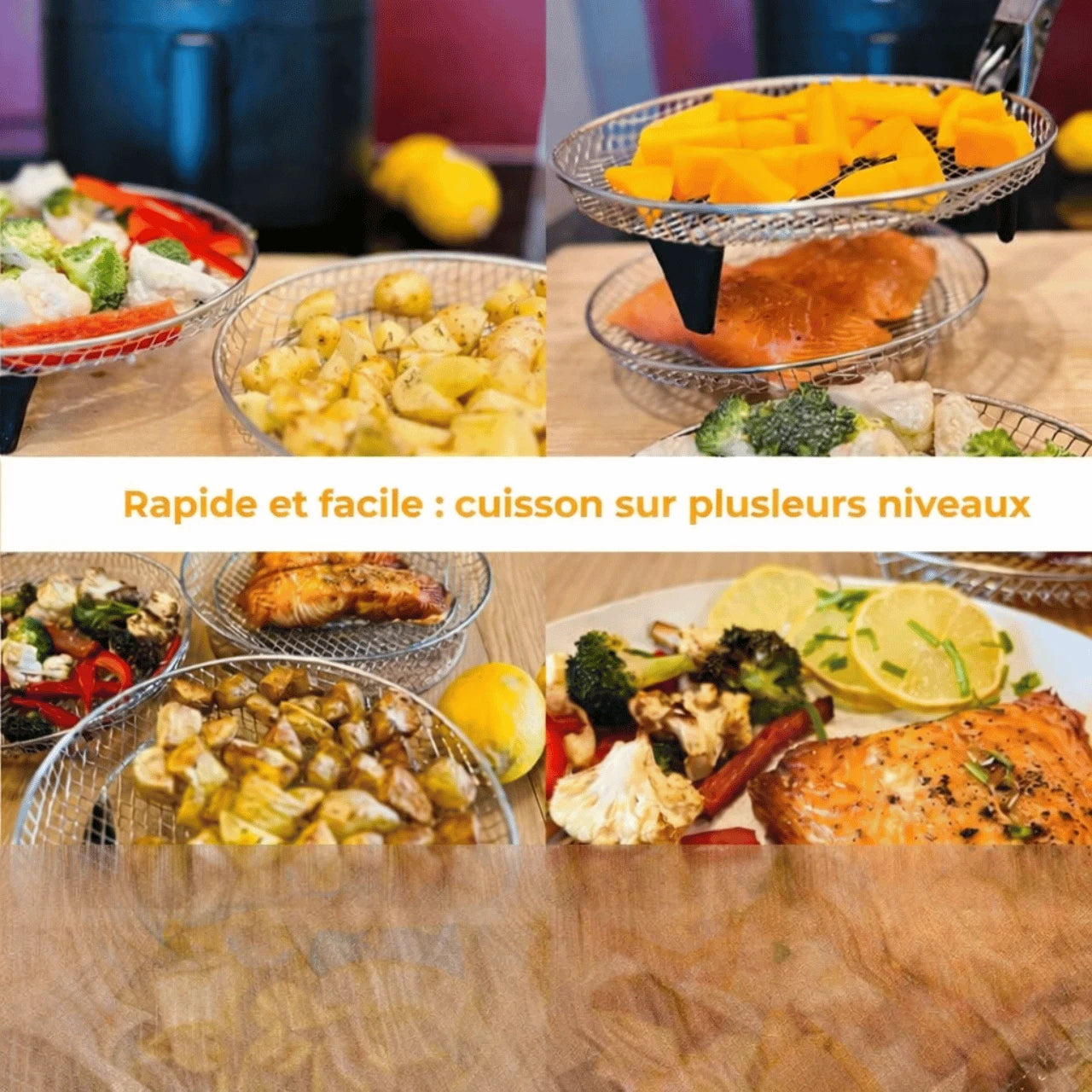 GrillStack™ - Panier Gourmand Inox