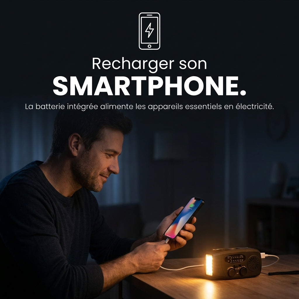 Sentinelle PRO™ - Radio d'urgence multifonction