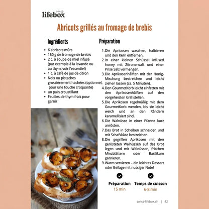 eBook de recettes : idées pour votre panier gourmand et rôtissoire cylindrique barbecue