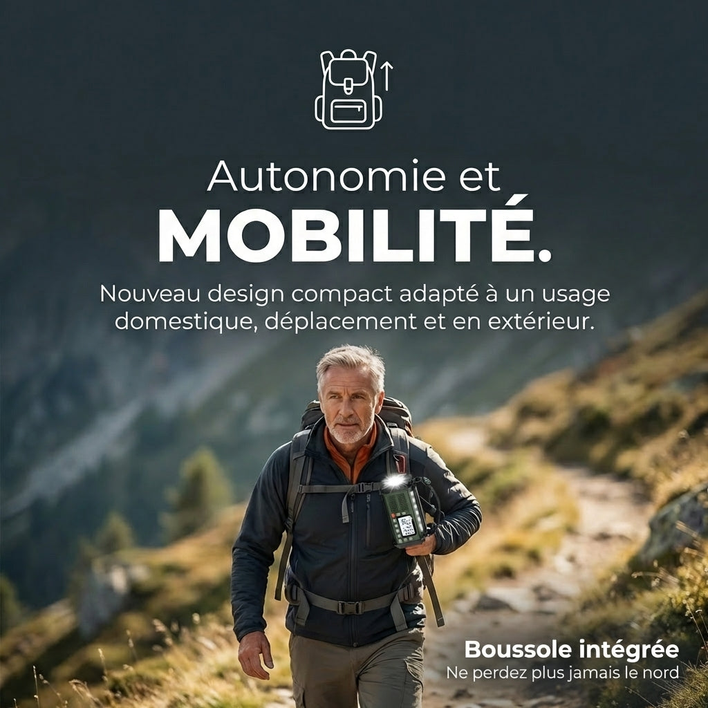 Sentinelle Premium ULTRA™ – Radio d'urgence DAB+ Multifonctions