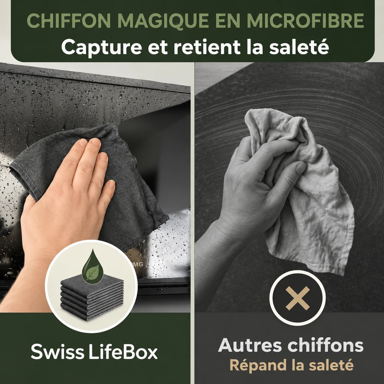 Chiffon Magique en microfibre