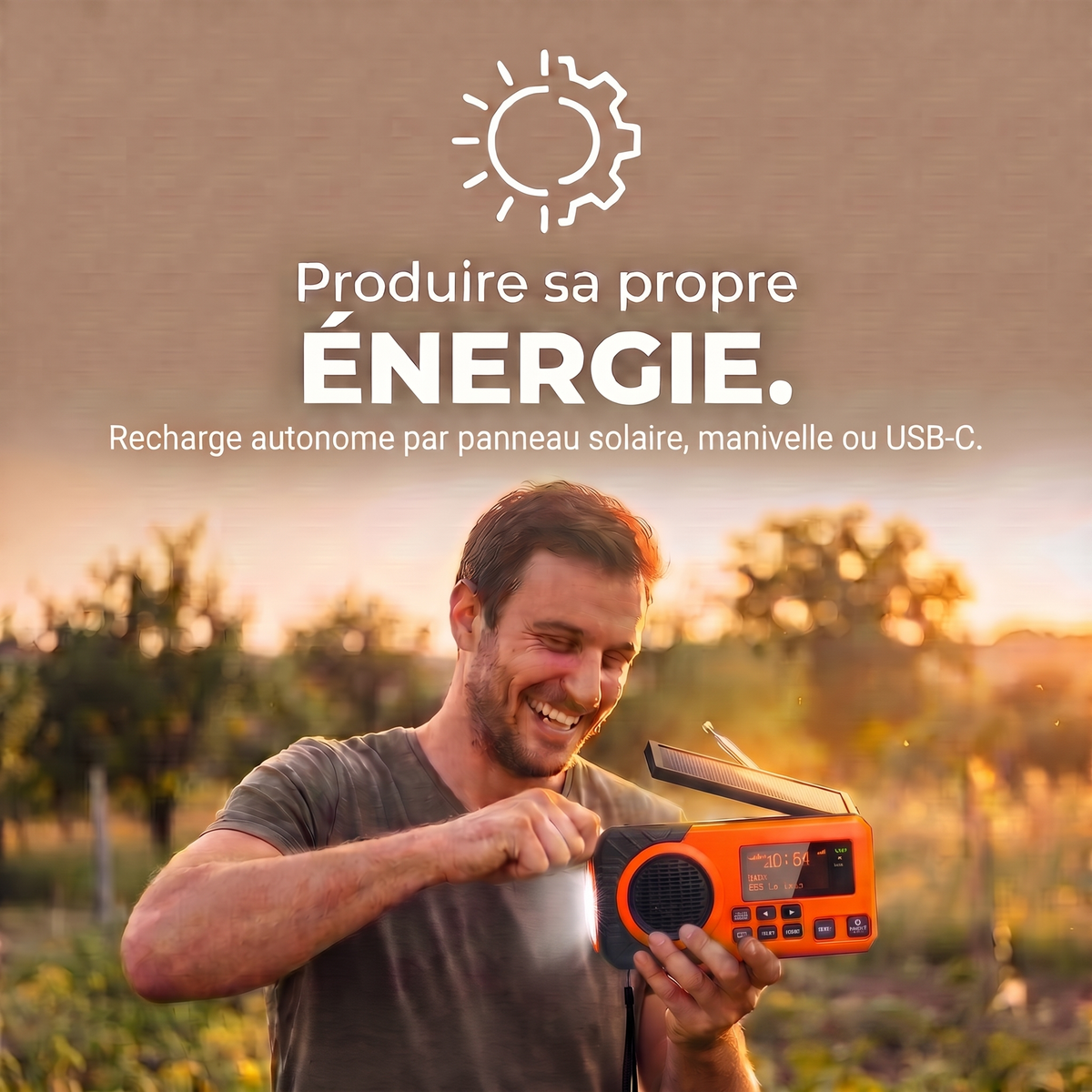 Sentinella Premium™ – Radio di emergenza multifunzione DAB+ / FM