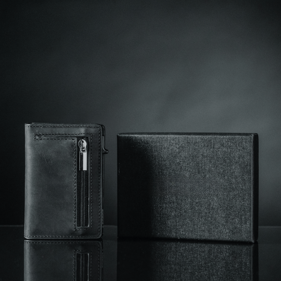 L'Essentiel™ - Porte-Cartes Multifonction en cuir RFID