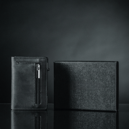 L'Essentiel™ - Porte-Cartes Multifonction en cuir RFID