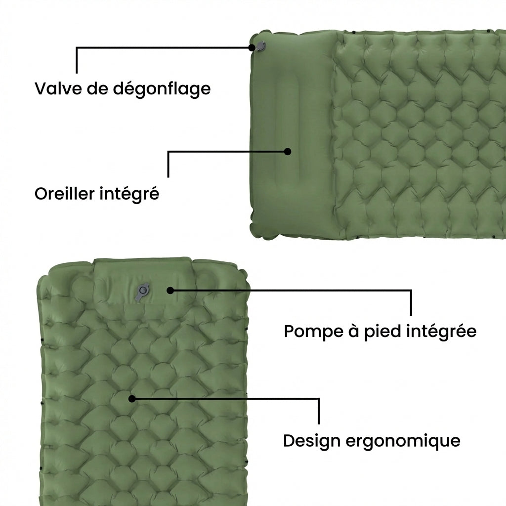 Isomatelas™ - Ultra-léger & Compact – Parfait pour les déplacements